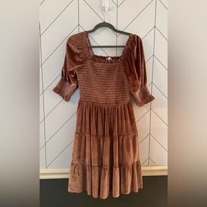 NWT Baltic Born Rose Velvet Dress